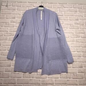 Lululemon Sit in Lotus Wrap Merino Wool Heathered Lavender Dusk Women's 10